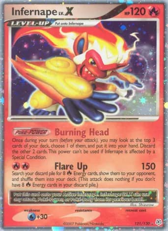 Infernape Pokémon card #121