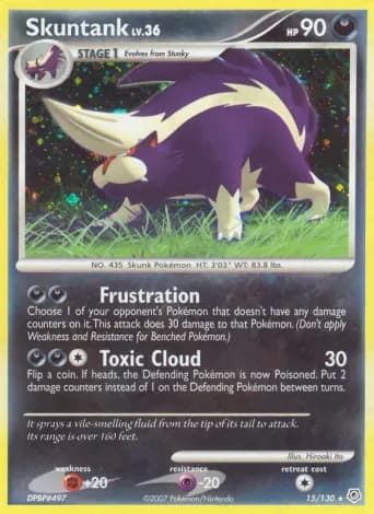 Skuntank Pokémon card #15