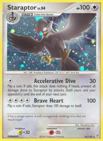Staraptor Pokémon card #16