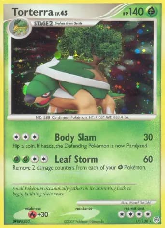 Torterra Pokémon card #17