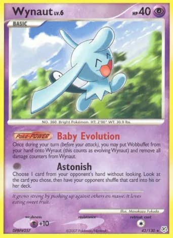 Wynaut Pokémon card #42
