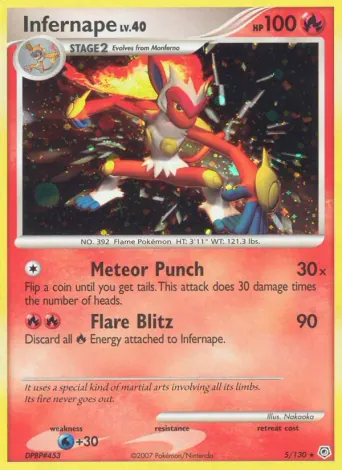 Infernape Pokémon card #5