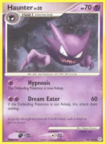 Haunter Pokémon card #50