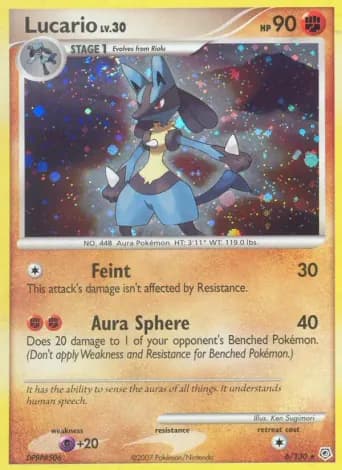 Lucario Pokémon card #6