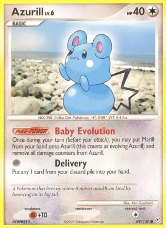 Azurill Pokémon card #69