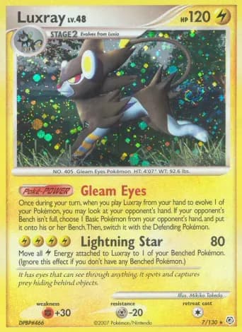 Luxray Pokémon card #7