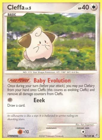 Cleffa Pokémon card #78