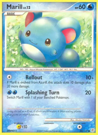 Marill Pokémon card #88