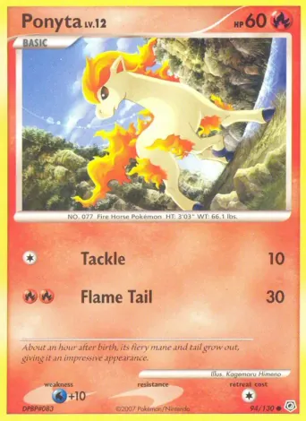 Ponyta Pokémon card #94