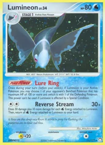 Lumineon Pokémon card #11