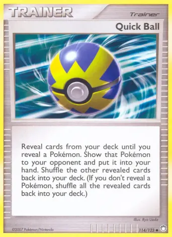 Quick Ball Pokémon card #114