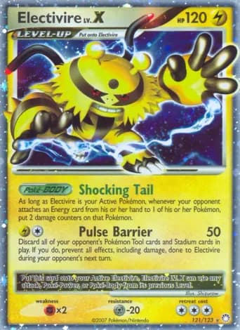 Electivire Pokémon card #121