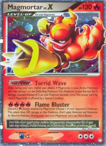Magmortar Pokémon card #123