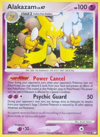 Alakazam Pokémon card #2