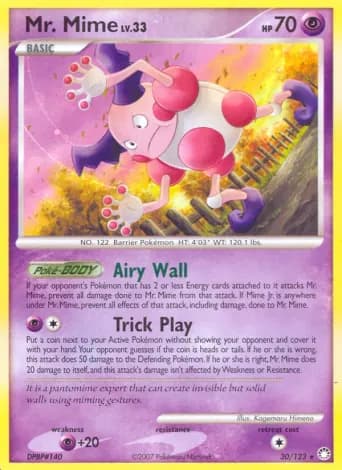 Mr. Mime Pokémon card #30