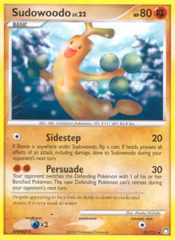 Sudowoodo Pokémon card #35
