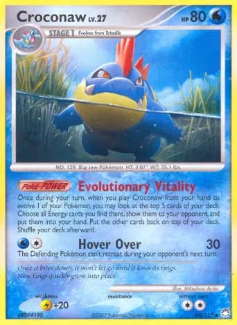 Croconaw Pokémon card #44