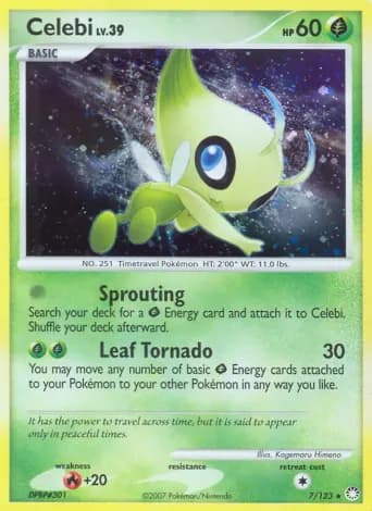 Celebi Pokémon card #7
