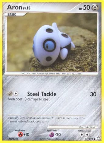 Aron Pokémon card #71