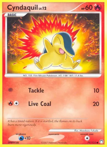 Cyndaquil Pokémon card #79