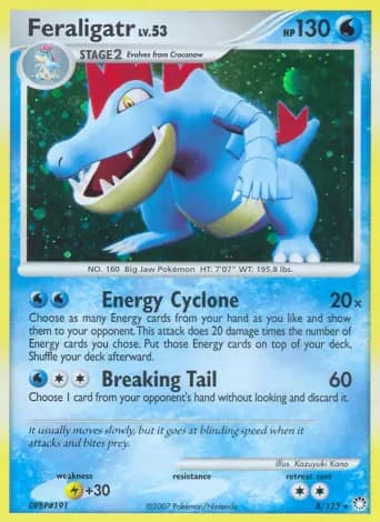 Feraligatr Pokémon card #8
