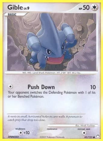 Gible Pokémon card #85
