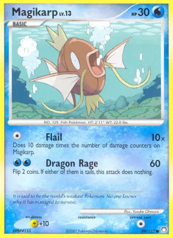 Magikarp Pokémon card #89