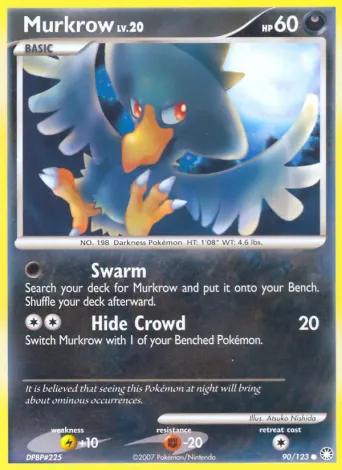 Murkrow Pokémon card #90