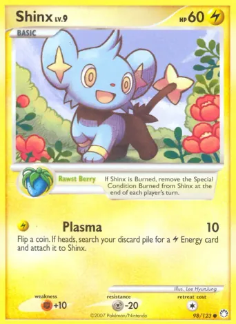 Shinx Pokémon card #98