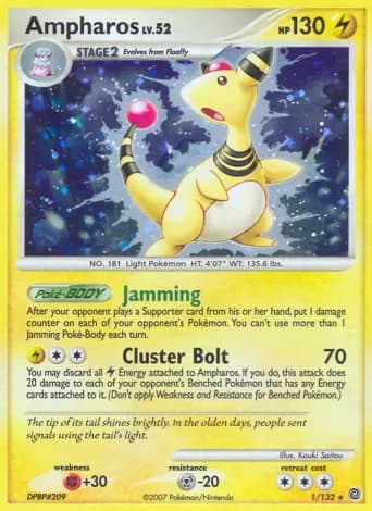 Ampharos Pokémon card #1