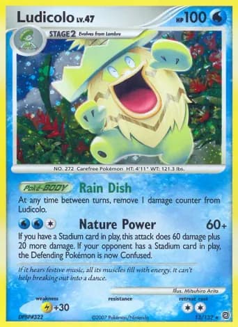 Ludicolo Pokémon card #13