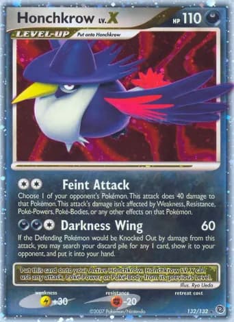 Honchkrow Pokémon card #132