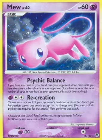 Mew Pokémon card #15