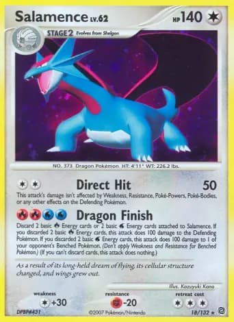Salamence Pokémon card #18