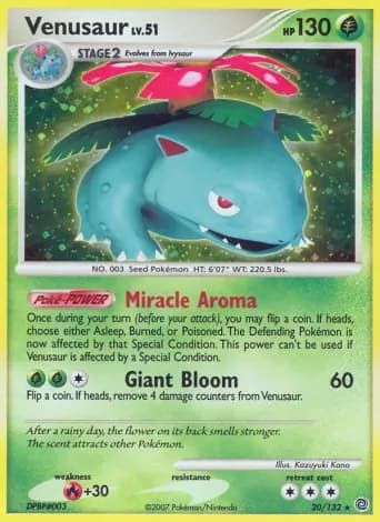 Venusaur Pokémon card #20