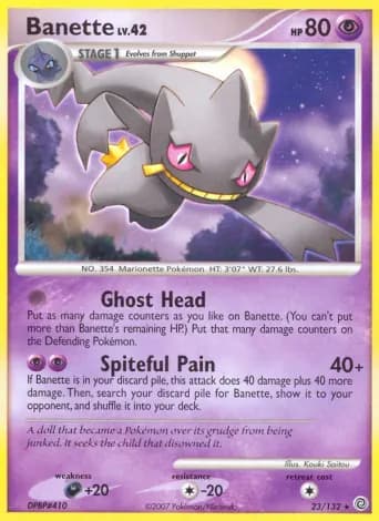 Banette Pokémon card #23