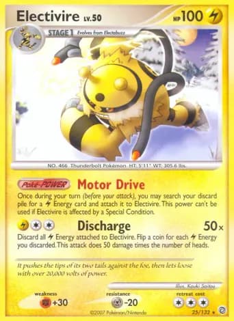 Electivire Pokémon card #25