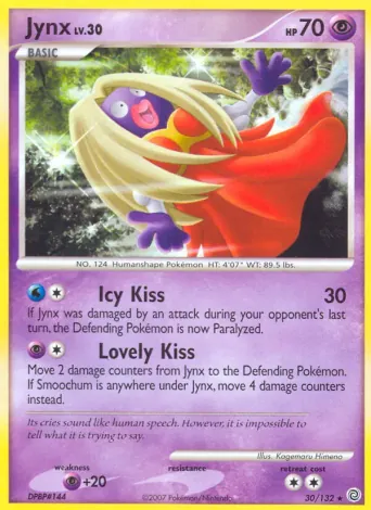 Jynx Pokémon card #30