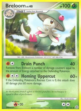 Breloom Pokémon card #45