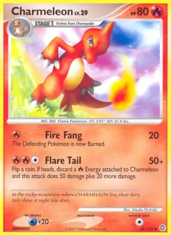 Charmeleon Pokémon card #46