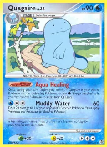 Quagsire Pokémon card #60