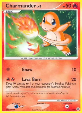 Charmander Pokémon card #82