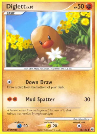 Diglett Pokémon card #85