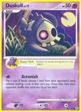 Duskull Pokémon card #86