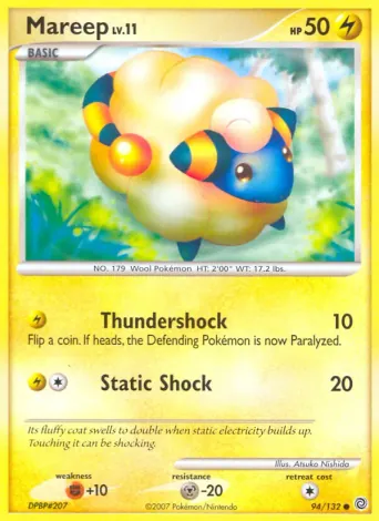 Mareep Pokémon card #94