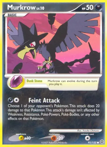 Murkrow Pokémon card #95