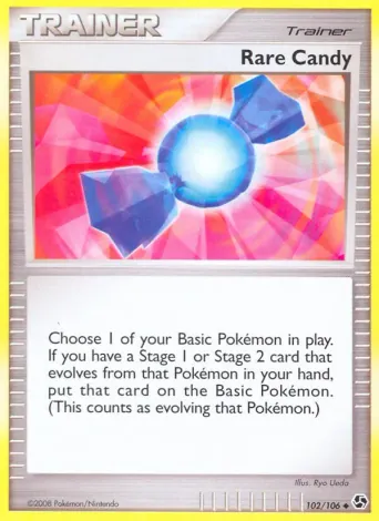 Rare Candy Pokémon card #102