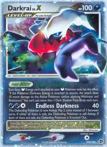 Darkrai Pokémon card #104