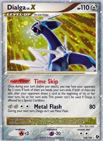 Dialga Pokémon card #105