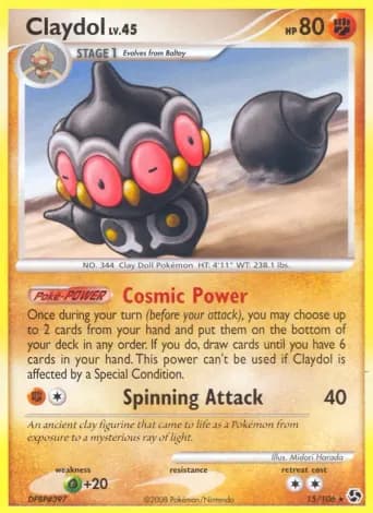 Claydol Pokémon card #15
